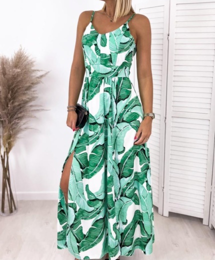 Haljina Hawaii Zelena