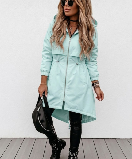 Parka Jakna Nicole Svijetlo Mint